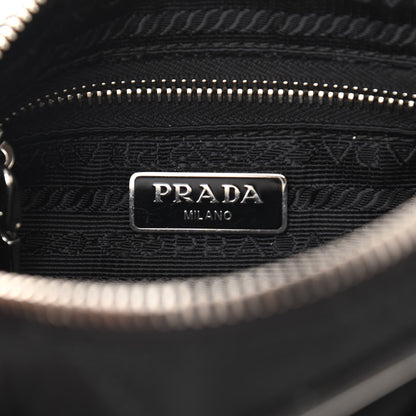 Prada Nylon Tessuto Impuntu Quilted Crossbody Bag Black 6 of 9
