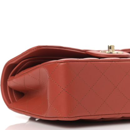 Chanel Lambskin Quilted Small Double Flap Brown 8 of 10