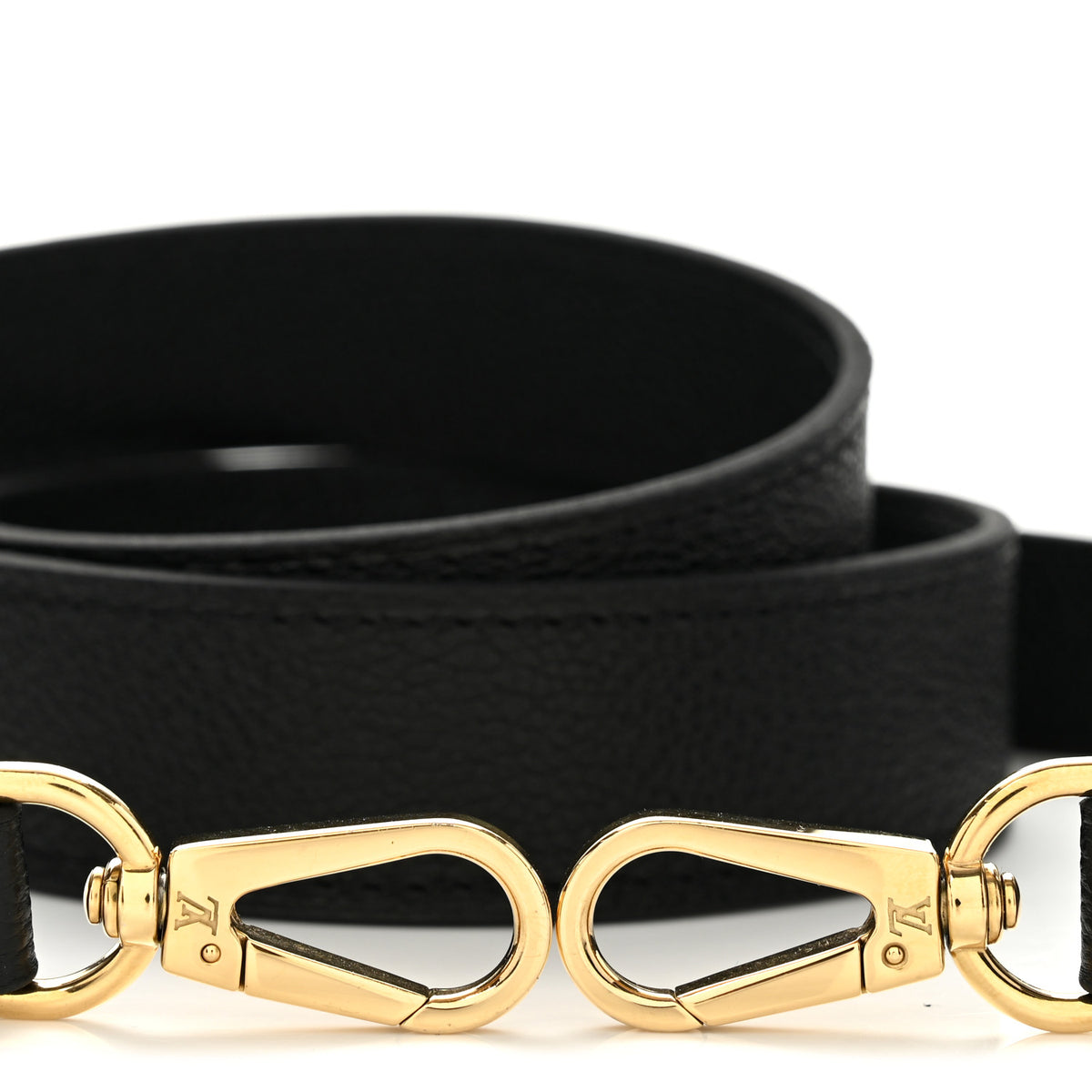 Louis Vuitton Taurillon Shoulder Strap Black 3 of 4
