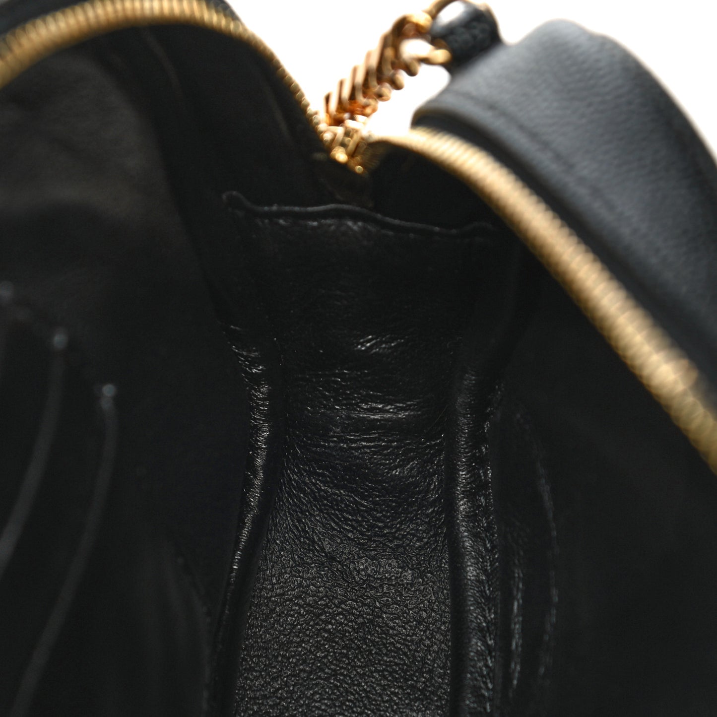 Grain De Poudre Matelasse Monogram Mini Lou Camera Bag Black