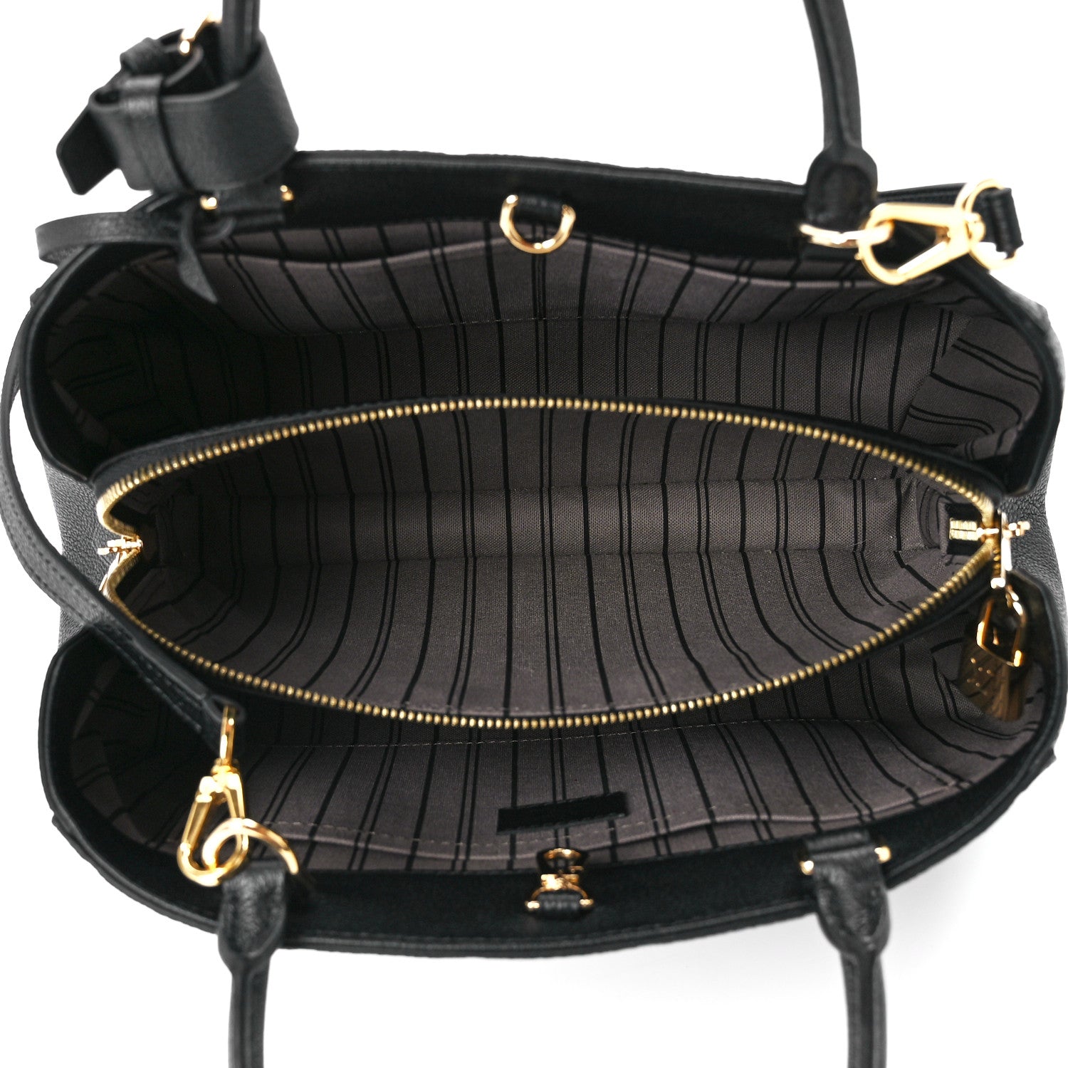 Louis Vuitton Empreinte Montaigne MM Black 5 of 11