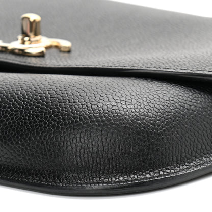 Chanel Caviar Mini Chain Flap Bag Black 7 of 10