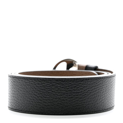 Gucci Calfskin 1973 Reversible Belt 100 40 Black Brown 2 of 5