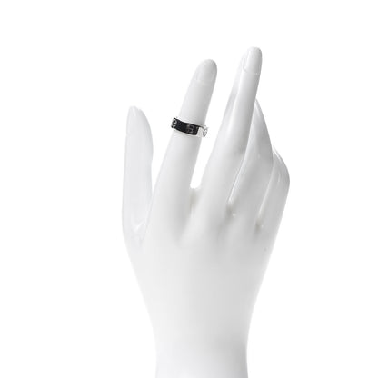 Cartier 18K White Gold 5.5mm LOVE Ring 48 4.5 2 of 5