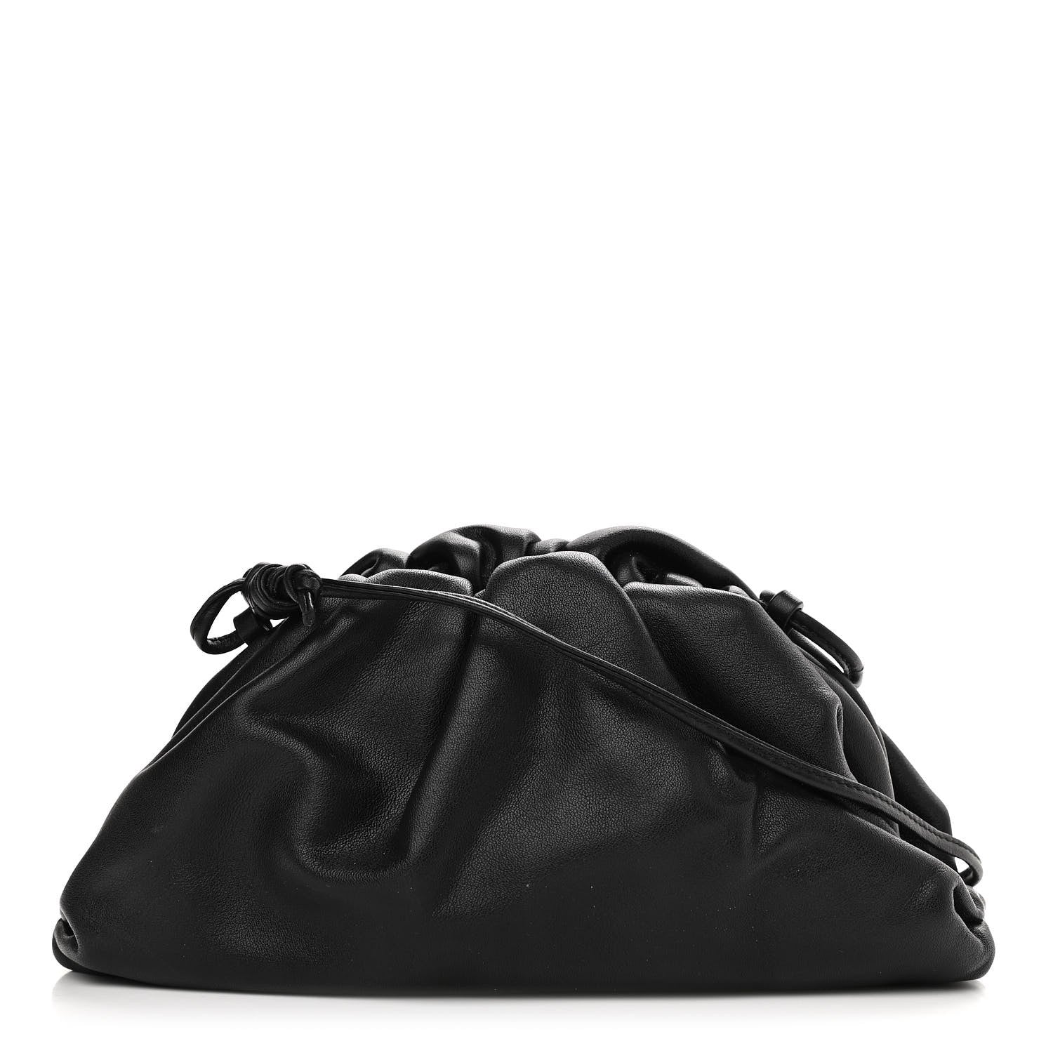 バッグ BOTTEGA VENETA hand bag black Bottega Veneta Butter Calfskin The Mini Pouch Black 1001383