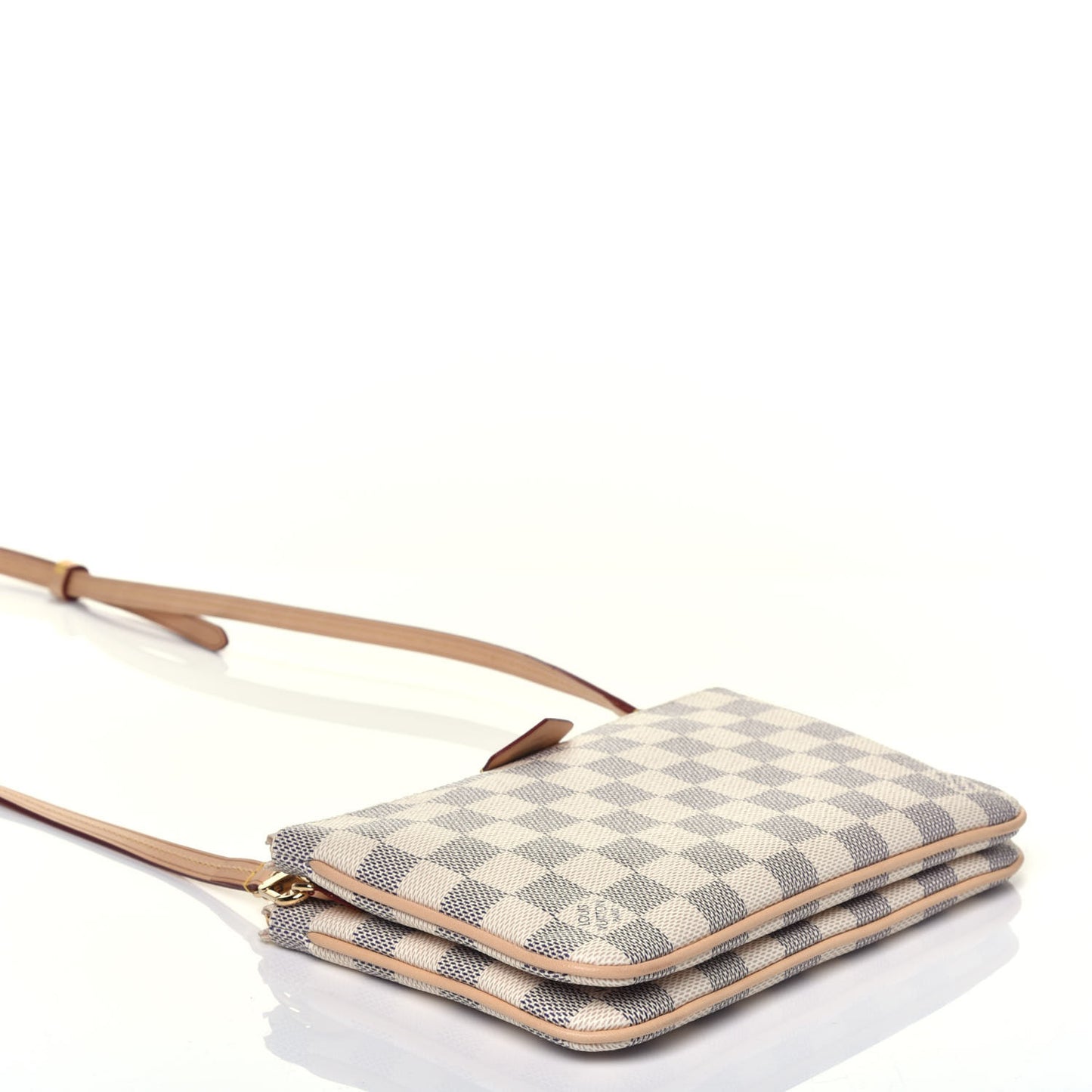 Damier Azur Double Zip Pochette
