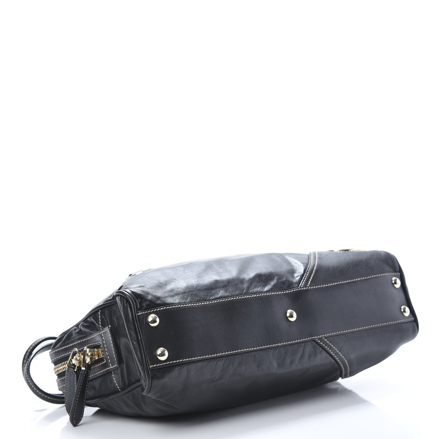 Calfskin Medium New Britt Boston Black