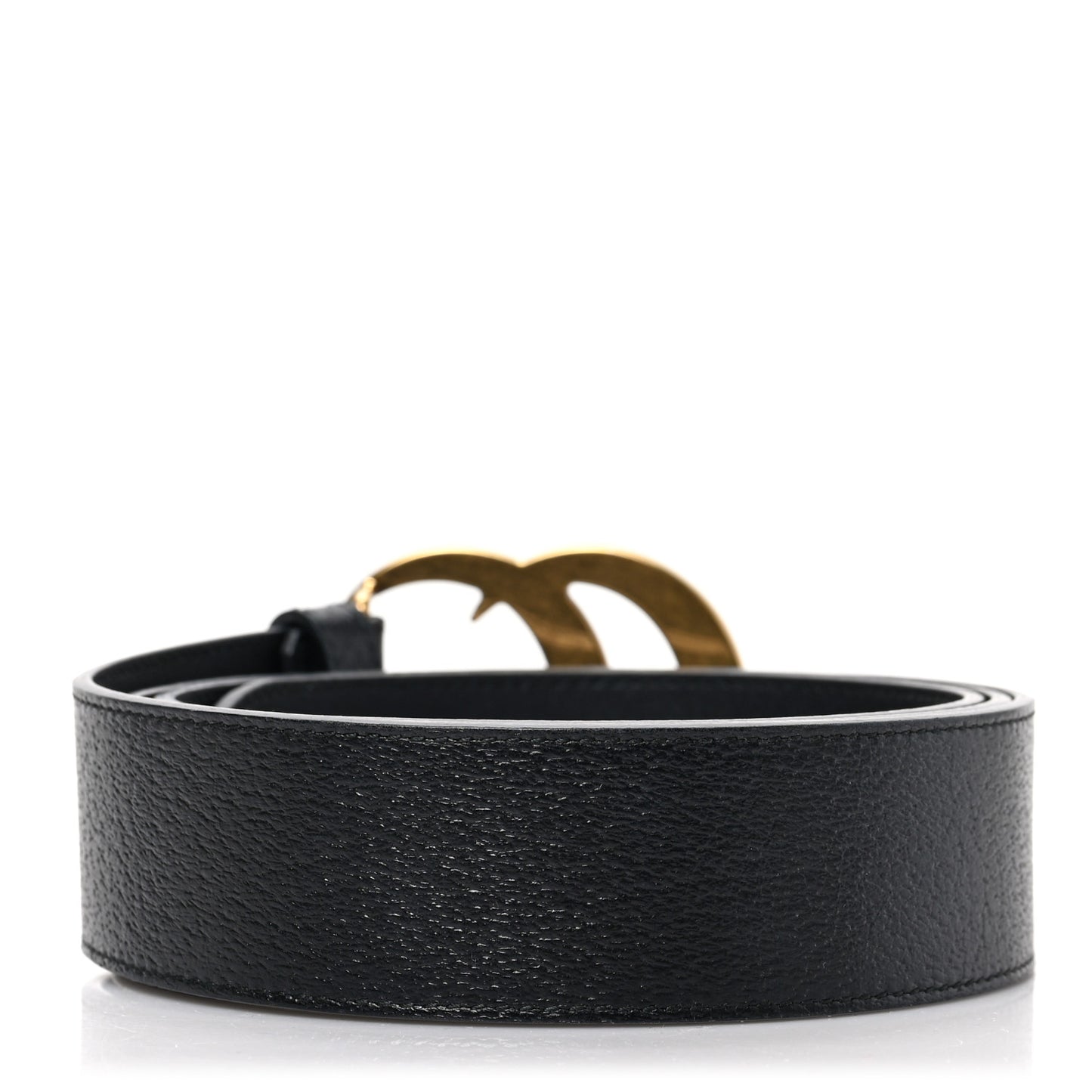 Textured Calfskin Double G 40mm Belt 115 46 Black