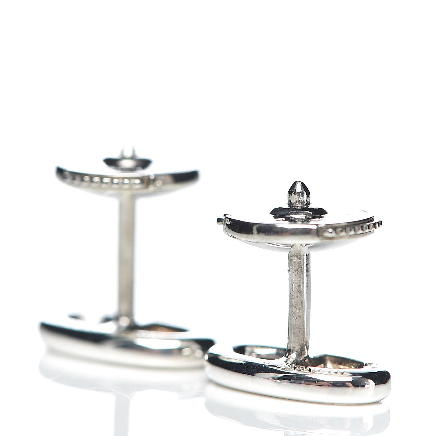 Hermes Sterling Silver TPM Farandole Earrings 3 of 5