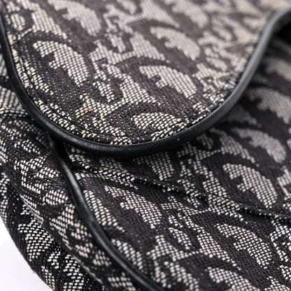 Christian Dior Monogram Saddle Bag Black 11 of 18