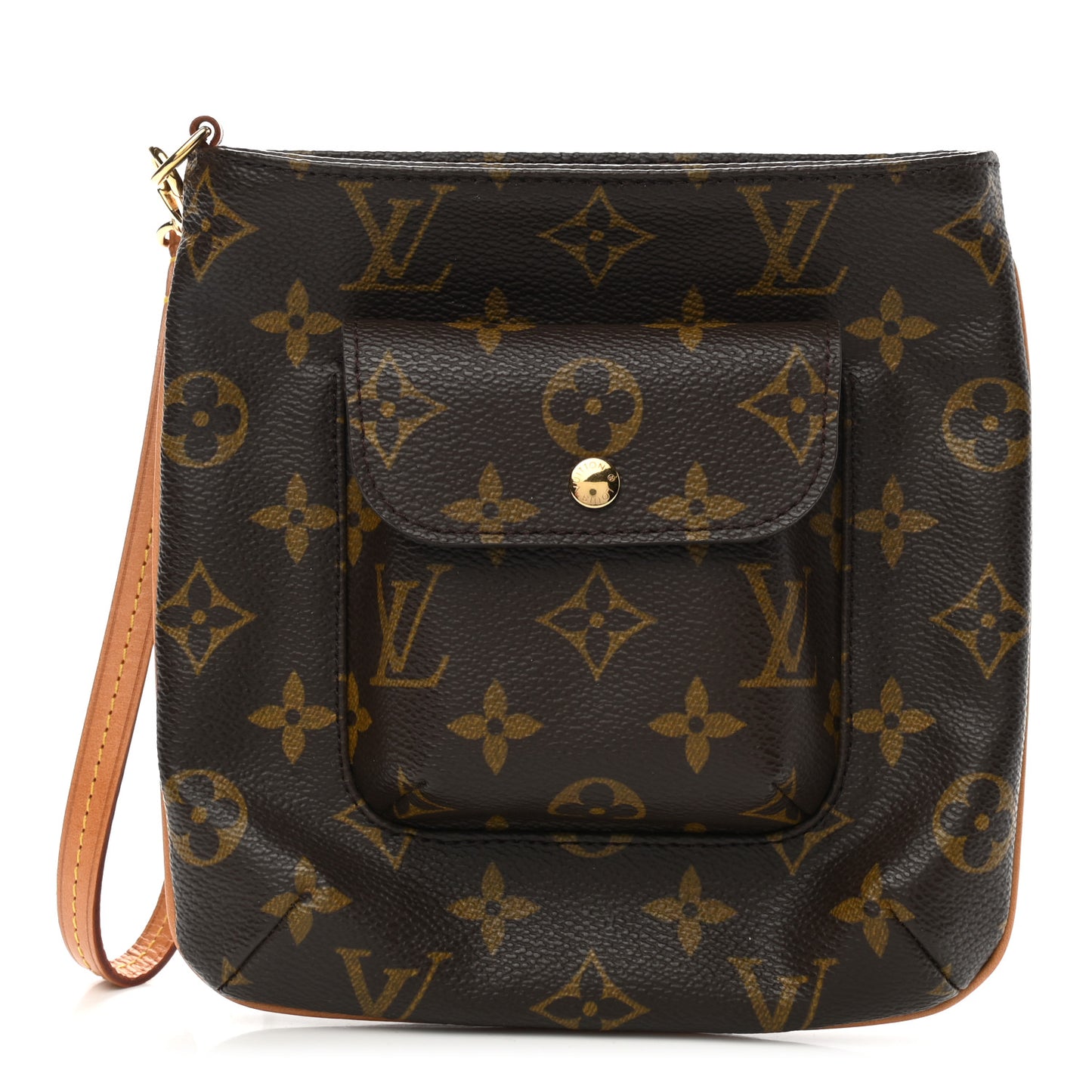 Monogram Partition Wristlet