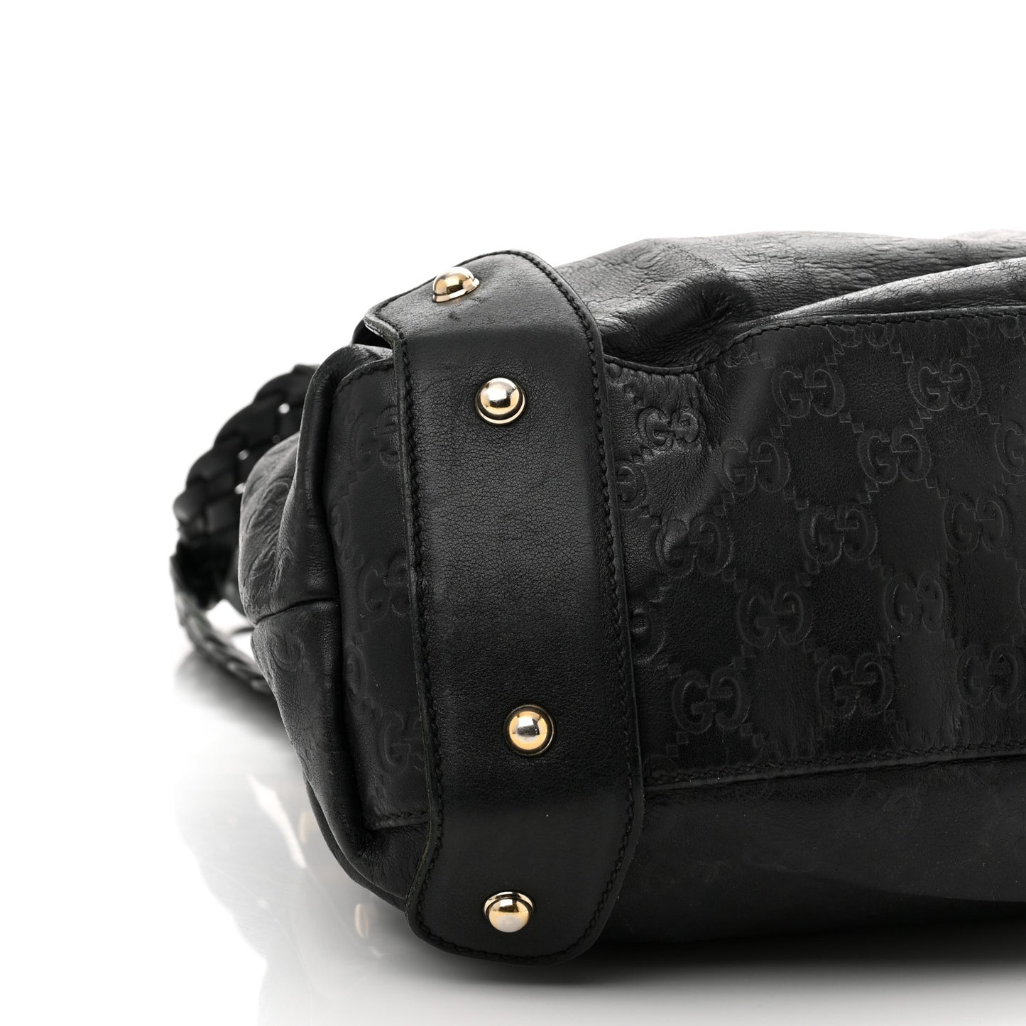 Guccissima Small Pelham Shoulder Bag Black
