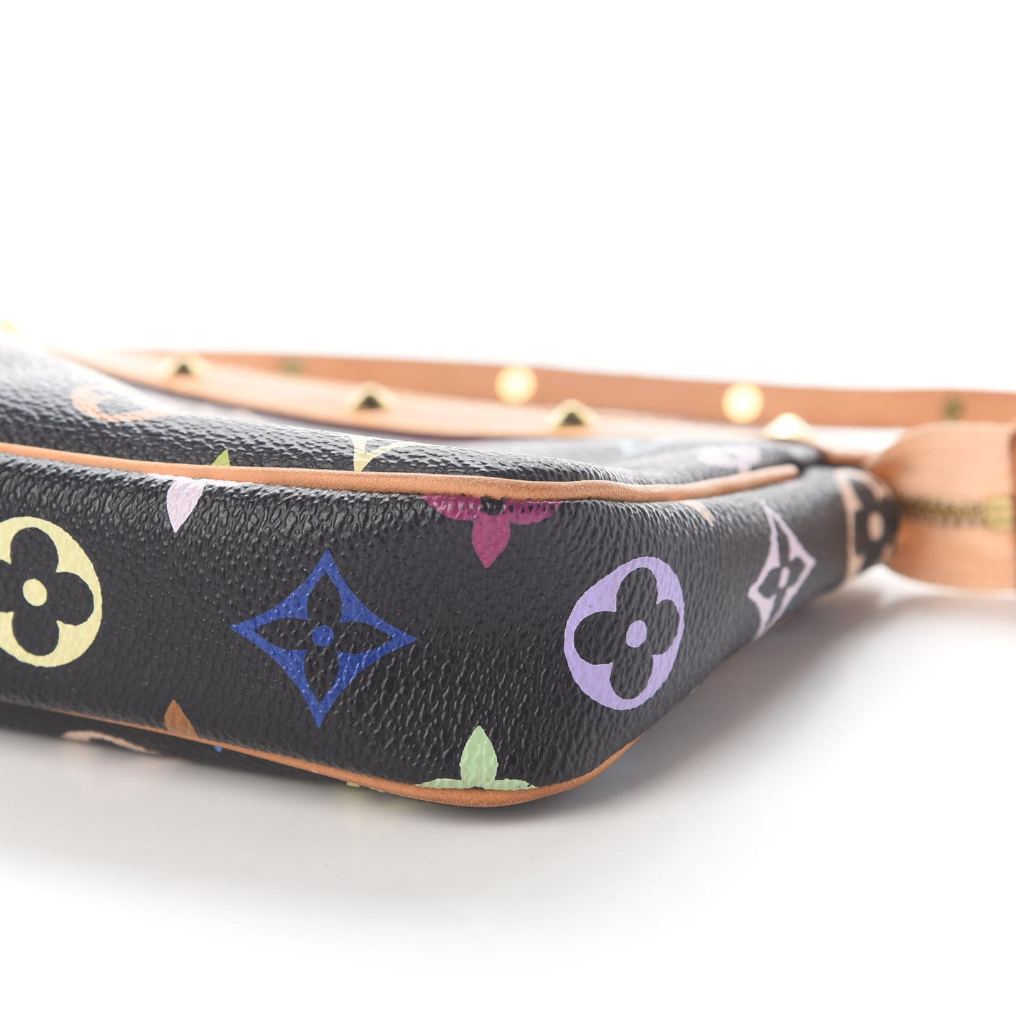 Monogram Multicolor Pochette Accessories Black