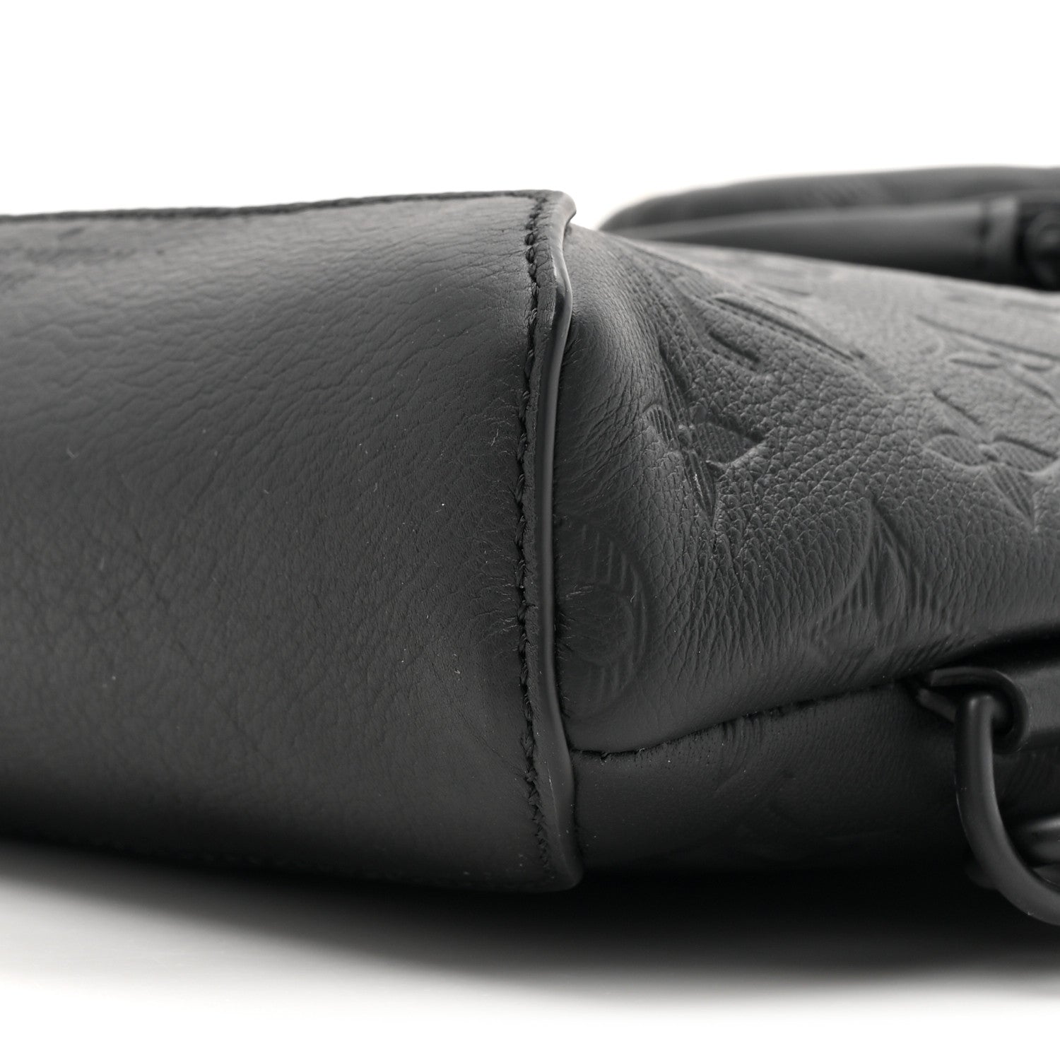 Louis Vuitton Calfskin Shadow Monogram Duo Slingbag Black 9 of 10