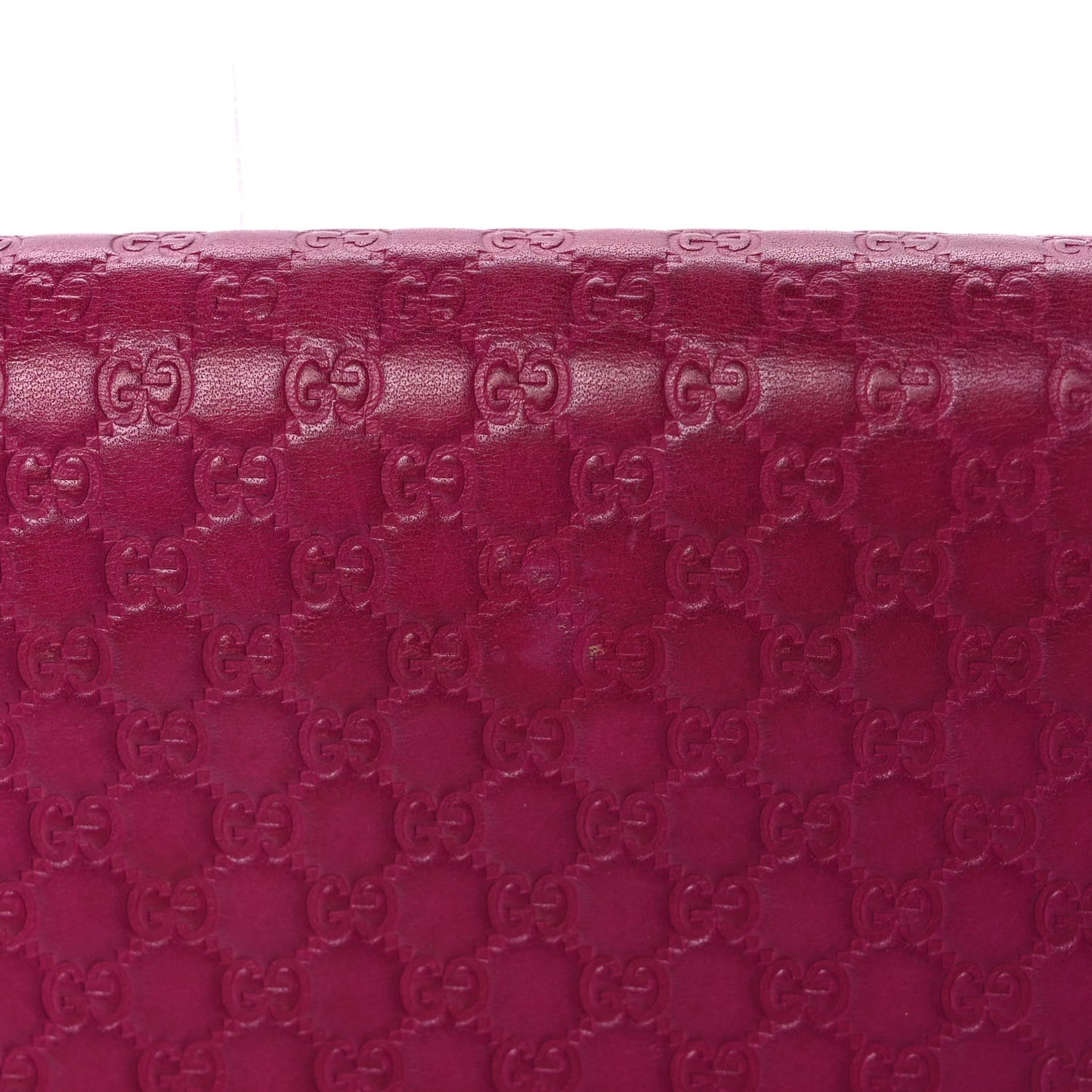 Soft Microguccissima Dice Chain Wallet Bright Bouganville