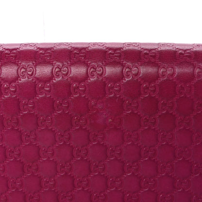 Gucci Soft Microguccissima Dice Chain Wallet Bright Bouganville 13 of 14