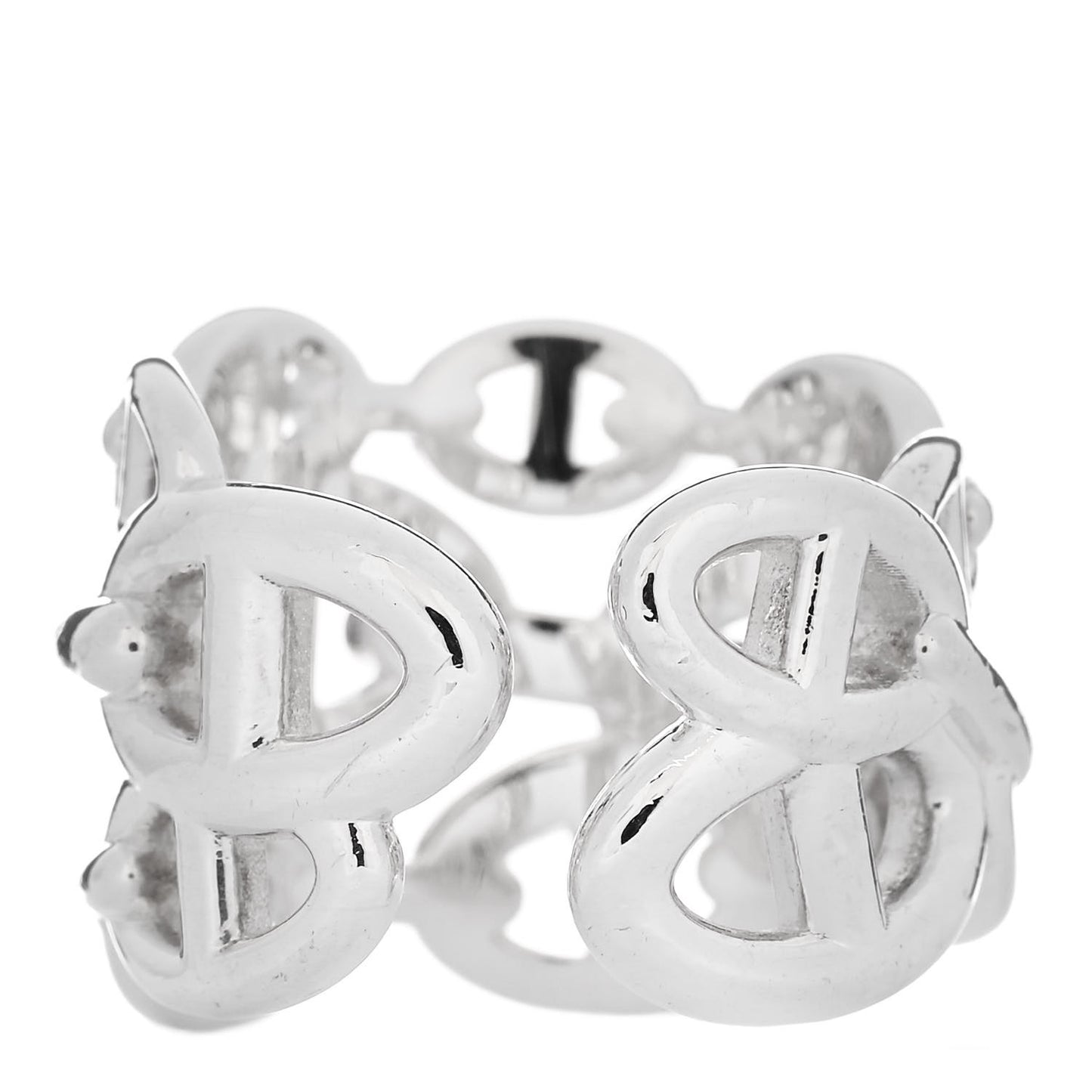 Sterling Silver GM Chaine d'Ancre Enchainee Band Ring 59 8.75