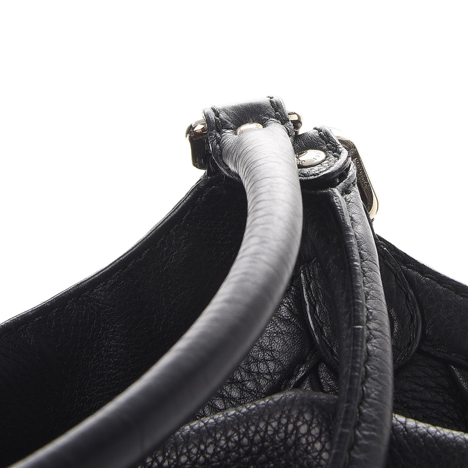 Gucci Pebbled Calfskin Large Sukey Tote Black 8 of 10