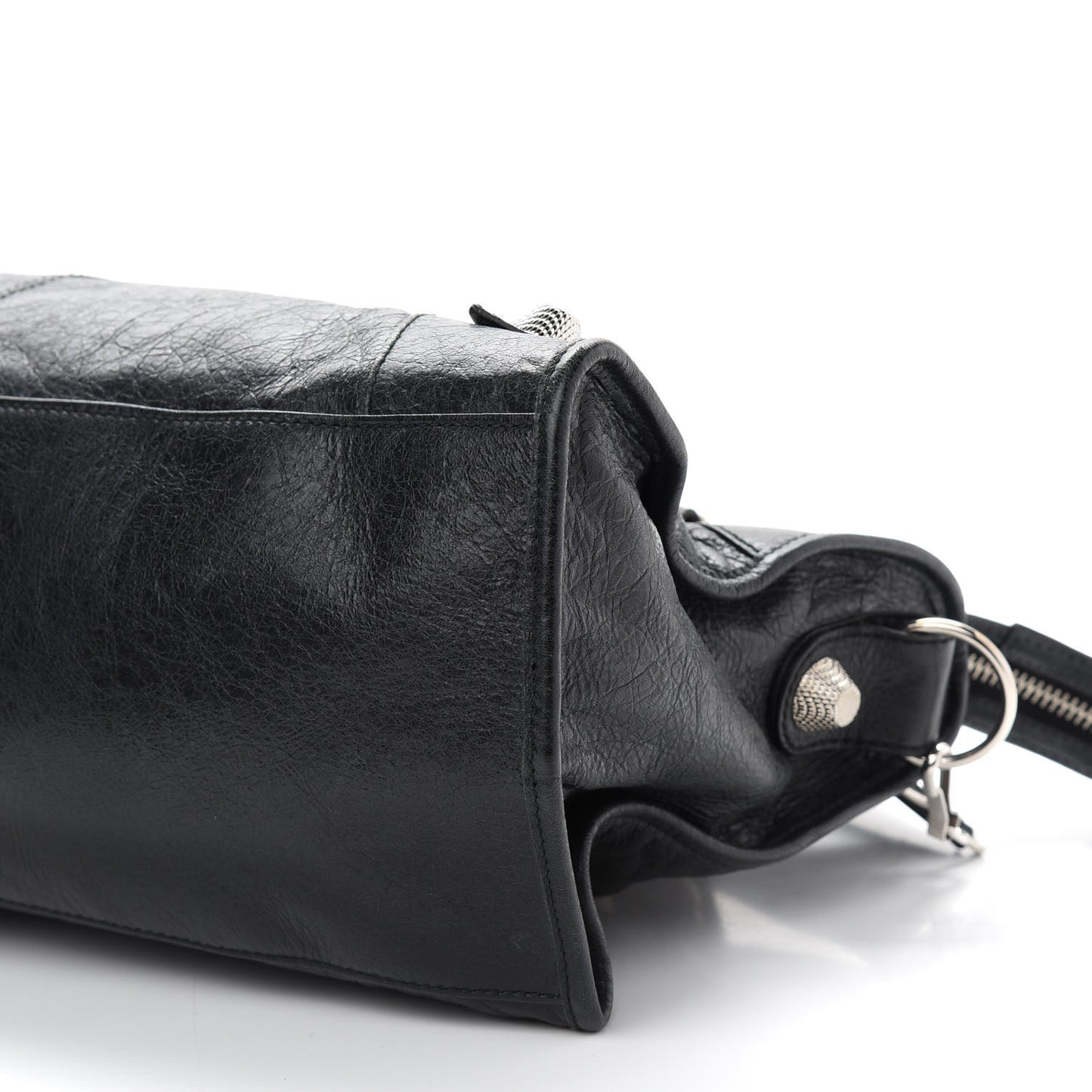 Agneau Giant 21 Silver Hardware Part Time Black