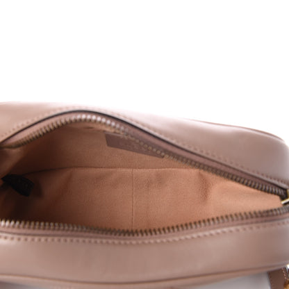 Gucci Calfskin Matelasse Mini GG Marmont Chain Shoulder Bag Nude 7 of 7