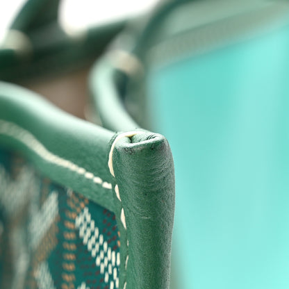 Goyard Goyardine Villette MM Tote Green 12 of 13