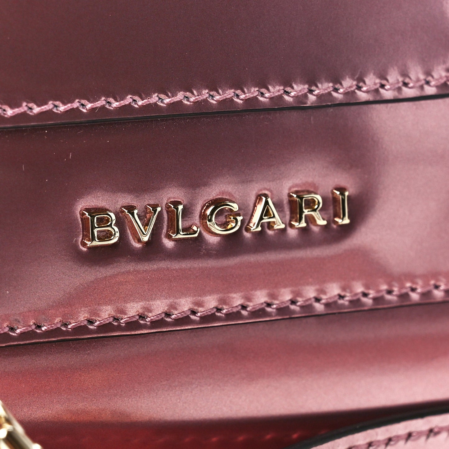 Metallic Calfskin Serpenti Forever Top Handle Rose Quartz