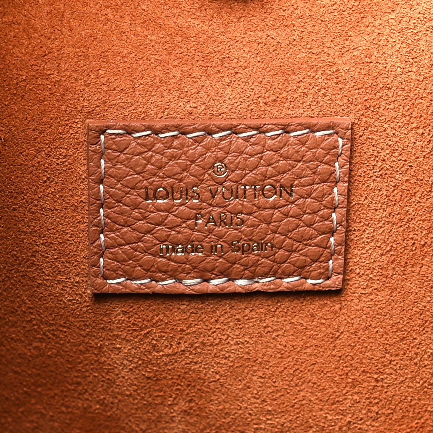 Grained Calfskin Low Key Hobo MM Cognac