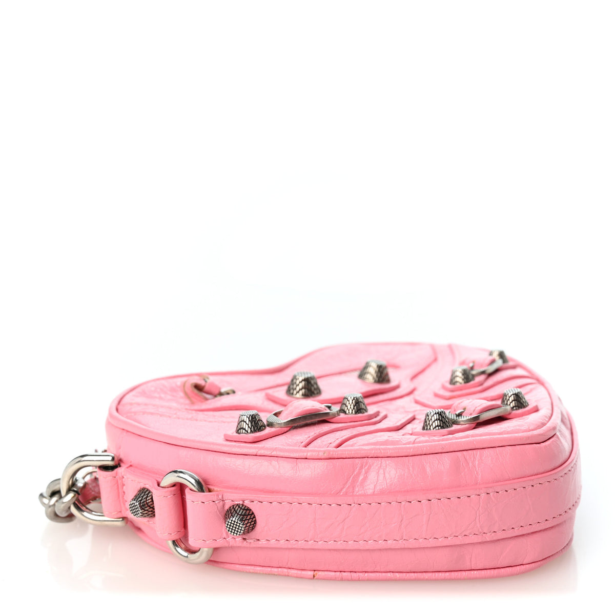 Balenciaga Agneau Arena Mini Le Cagole Heart Bag Sweet Pink 4 of 10