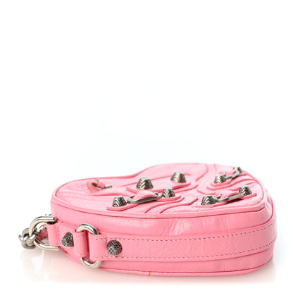 Balenciaga Agneau Arena Mini Le Cagole Heart Bag Sweet Pink 4 of 10