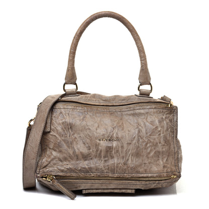 Givenchy Tumbled Sheepskin Small Pandora Charcoal 1 of 10