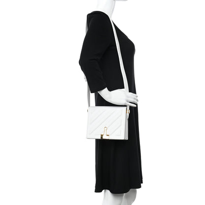 Off-White Calfskin Diag Binder Flap Bag White 2 of 9