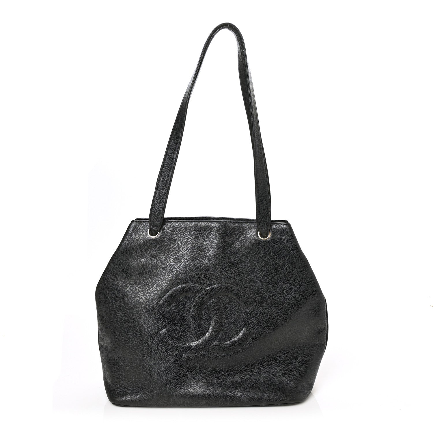 Chanel Caviar CC Timeless Tote Black 1 of 8