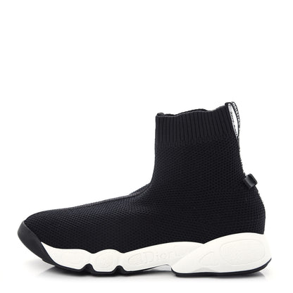 Christian Dior Technical Knit F. Two Point Zero High Top Sneakers 36 Black 1 of 9
