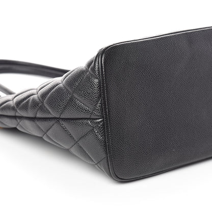 Chanel Caviar Quilted Medallion Tote Black 8 of 9