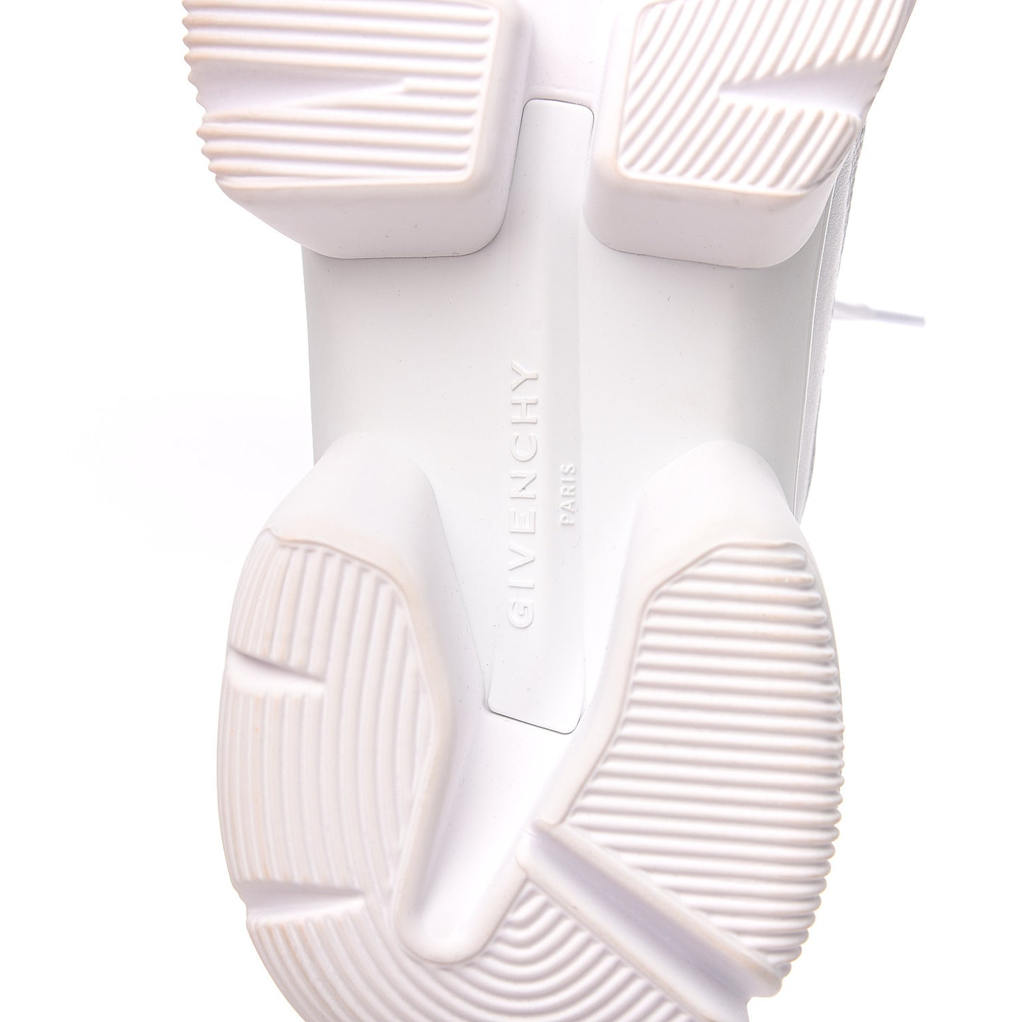 Calfskin Neoprene Jaw Low Sneakers 38 White