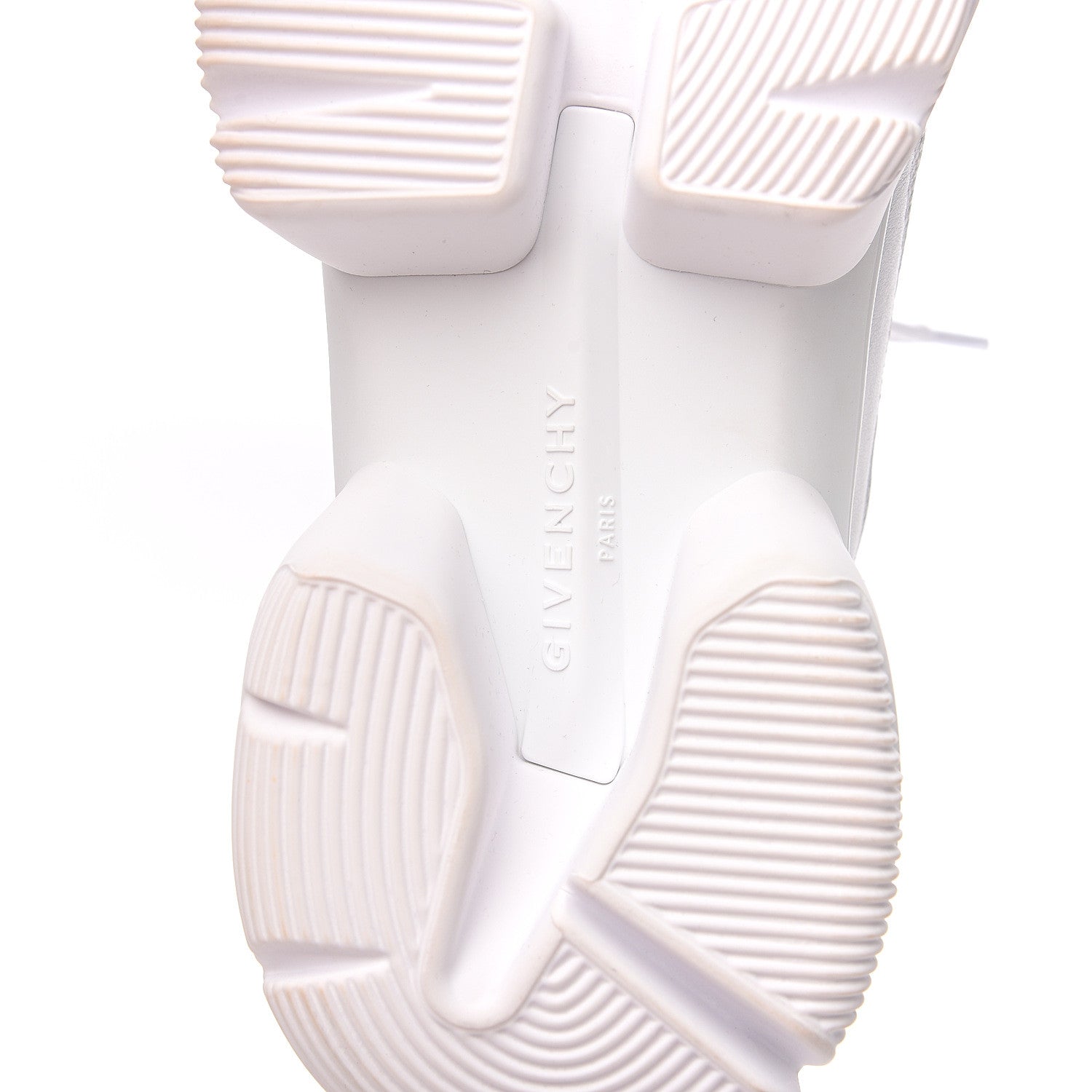 Givenchy Calfskin Neoprene Jaw Low Sneakers 38 White 6 of 9