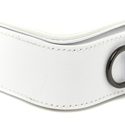 Off-White Saffiano Flap Shoulder Bag White 6 of 17