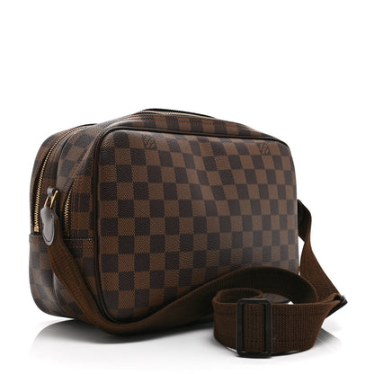Louis Vuitton Damier Ebene Reporter PM 3 of 10