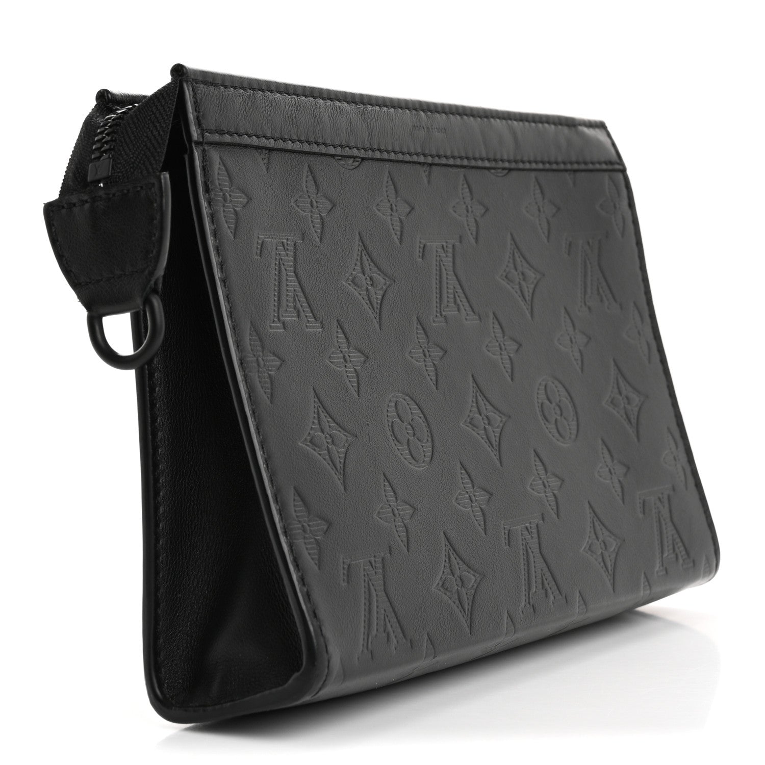 Louis Vuitton Calfskin Monogram Shadow Gaston Wearable Wallet 3 of 8