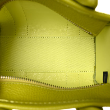 Marc Jacobs Grained Calfskin Micro The Tote Bag Citronelle 5 of 9