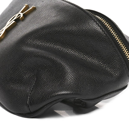 Saint Laurent Grain De Poudre Monogram Belt Bag Black 10 of 10