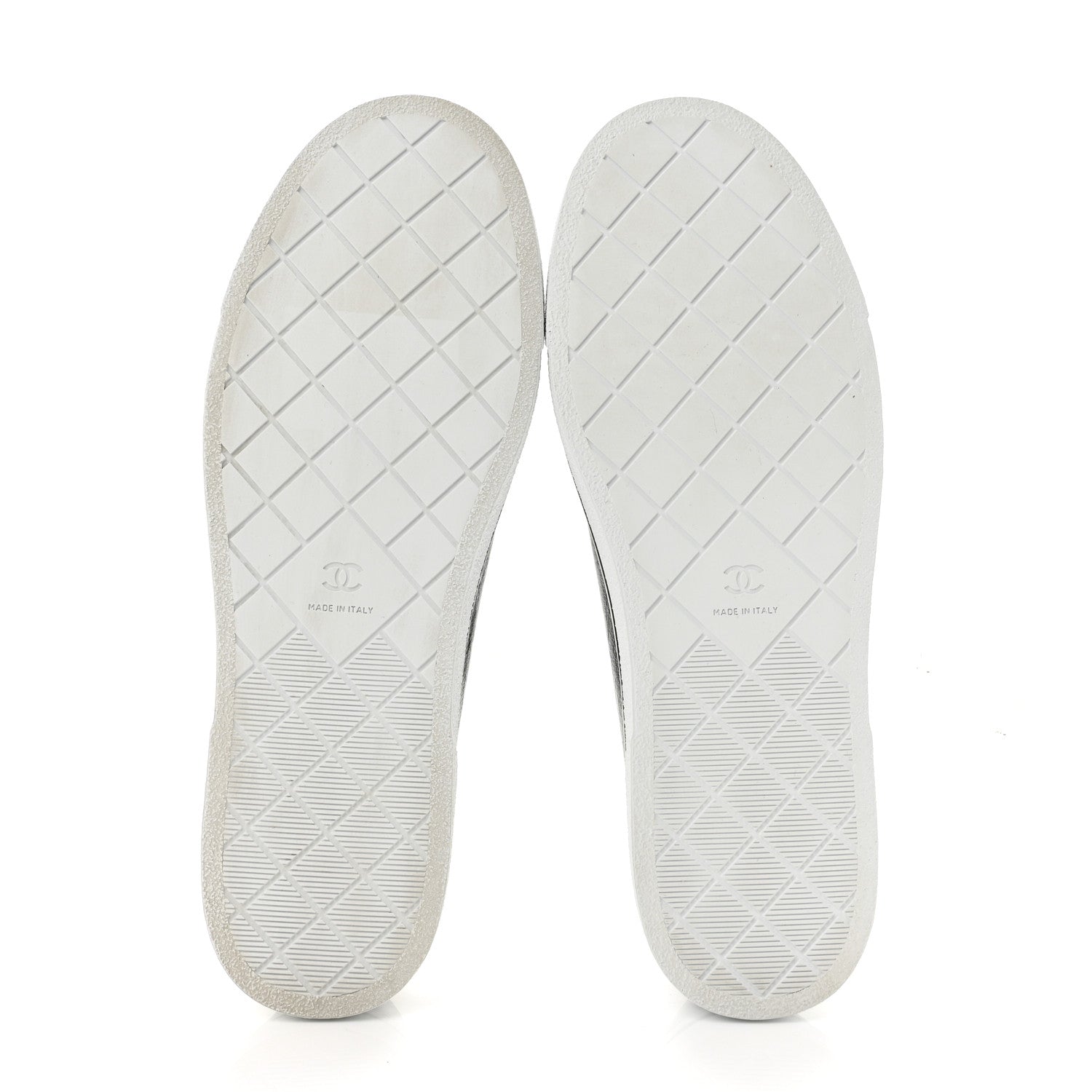 Chanel Crumpled Shiny Lambskin Mary Jane Flats 39.5 Black White 6 of 10