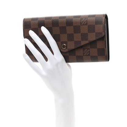 Louis Vuitton Damier Ebene Sarah Wallet NM 2 of 6