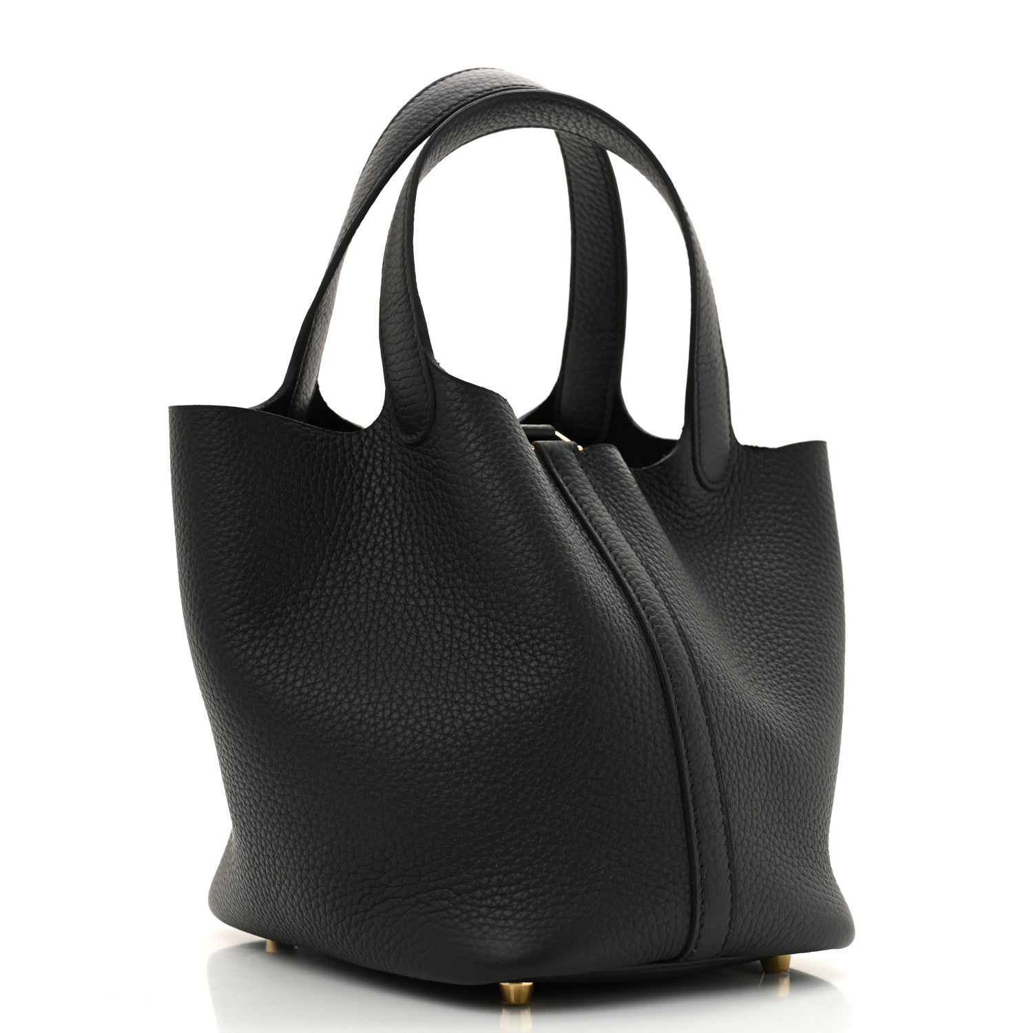 Hermes Taurillon Clemence Picotin Lock 18 PM Black 3 of 12