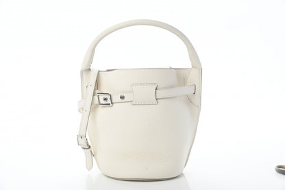 Celine Supple Grained Calfskin Nano Big Bag Bucket White 1 of 16