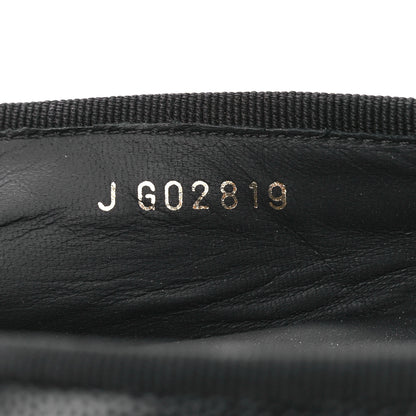 Chanel Caviar CC Cap Toe Ballerina Flats 39 Black 8 of 9