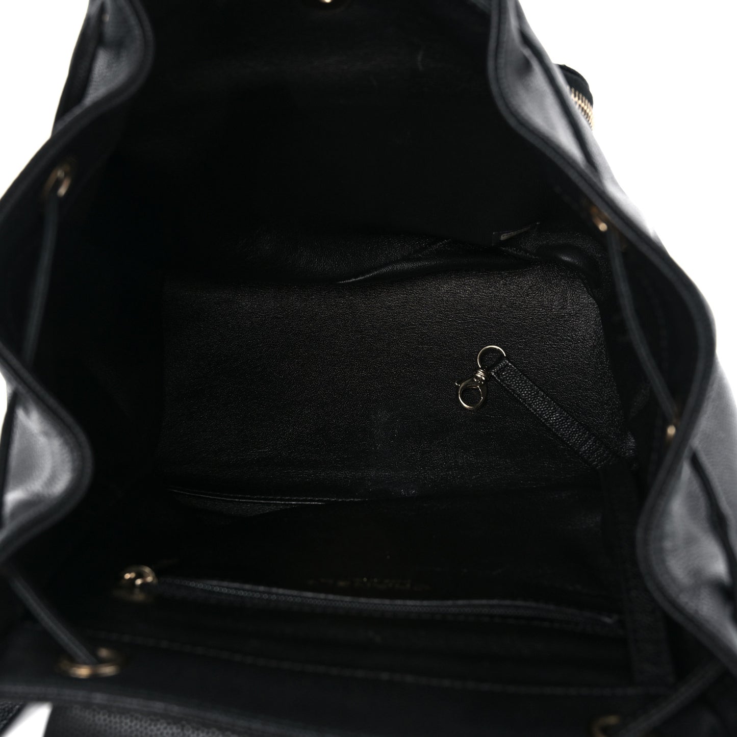 Caviar Quilted Business Affinity Backpack Black