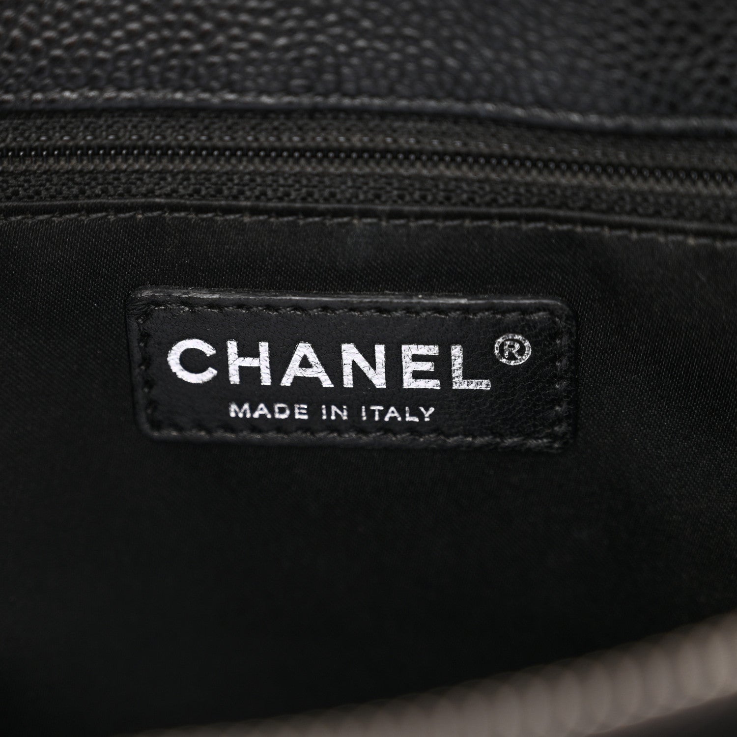 Chanel Caviar Quilted Grand Shopping Tote GST Black 5 of 12