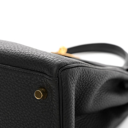 Hermes Togo Kelly Retourne 28 Black 9 of 18