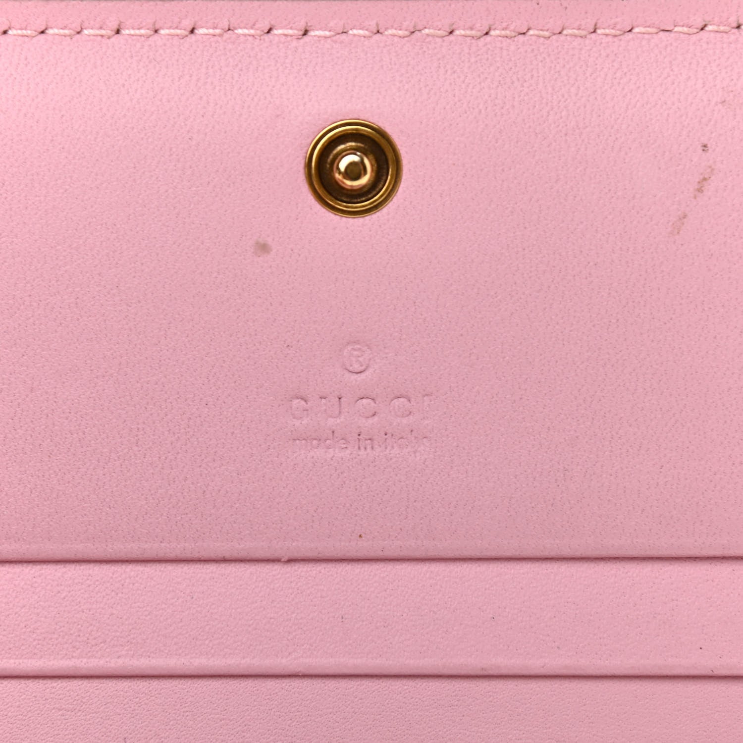 Gucci GG Supreme Monogram Strawberry Card Case 6 of 7